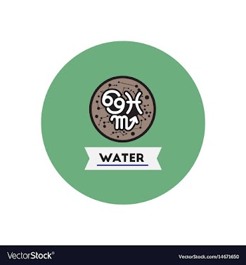 Stylish icon in color circle element zodiacal vector image