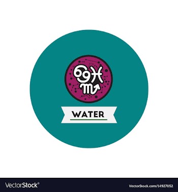 Stylish icon in color circle element zodiacal vector image