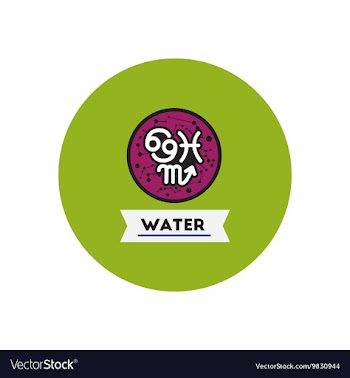 Stylish icon in color circle element zodiacal vector image