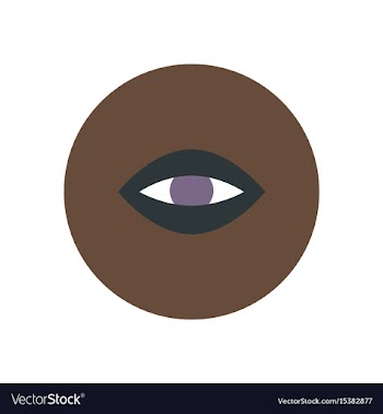 Stylish icon in color circle eye problems vector image