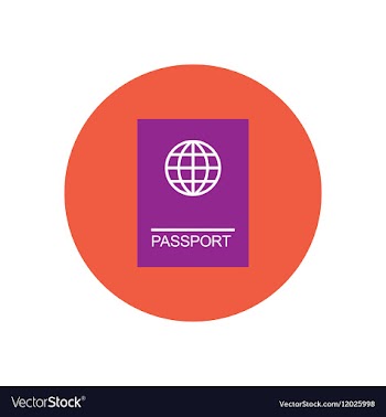 Stylish icon in color circle international vector image