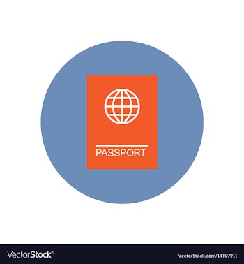 Stylish icon in color circle international vector image