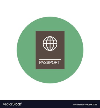 Stylish icon in color circle international vector image