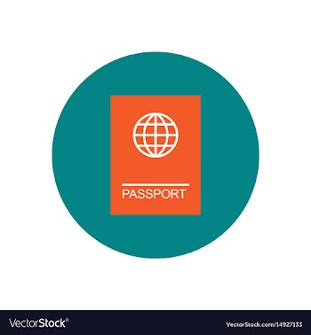 Stylish icon in color circle international vector image