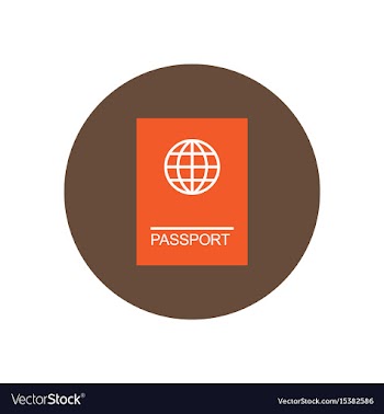 Stylish icon in color circle international vector image