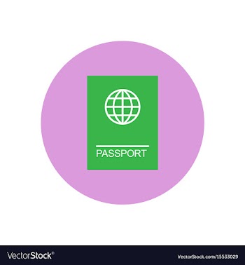 Stylish icon in color circle international vector image