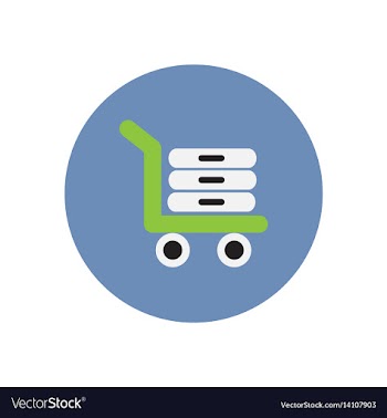 Stylish icon in color circle luggage shipping vector image