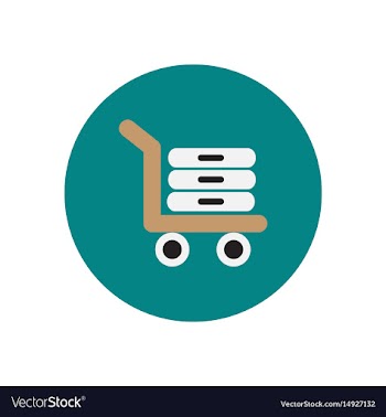 Stylish icon in color circle luggage shipping vector image