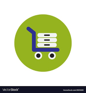 Stylish icon in color circle Luggage shipping vector image