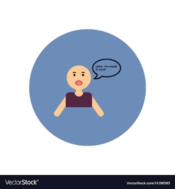 Stylish icon in color circle man attack stroke vector image