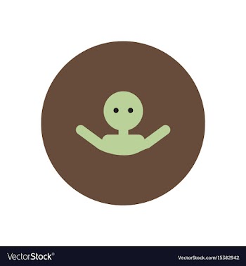 Stylish icon in color circle man swimmer vector image