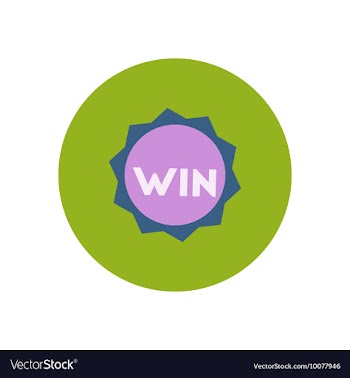 Stylish icon in color circle medal winner vector image