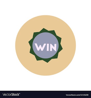 Stylish icon in color circle medal winner vector image