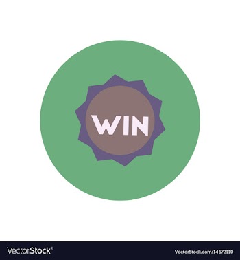 Stylish icon in color circle medal winner vector image