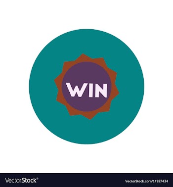 Stylish icon in color circle medal winner vector image