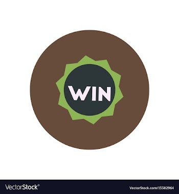 Stylish icon in color circle medal winner vector image