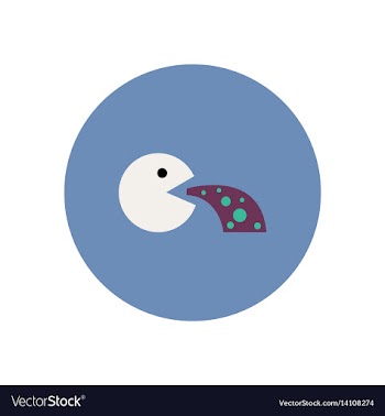 Stylish icon in color circle people nausea vector image