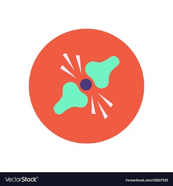 Stylish icon in color circle problems joints vector image