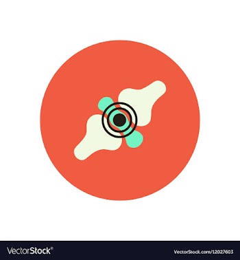 Stylish icon in color circle problems joints vector image