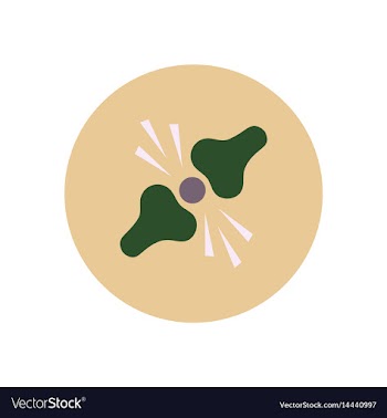 Stylish icon in color circle problems joints vector image
