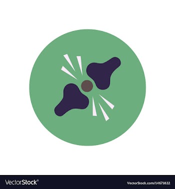 Stylish icon in color circle problems joints vector image