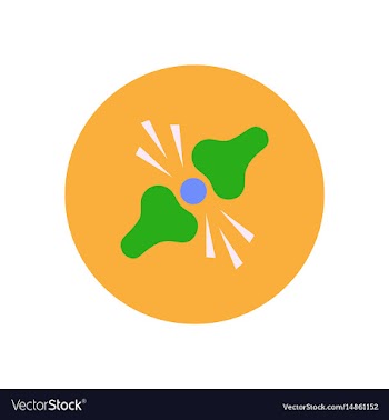 Stylish icon in color circle problems joints vector image