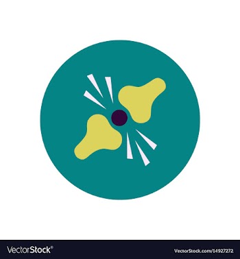 Stylish icon in color circle problems joints vector image