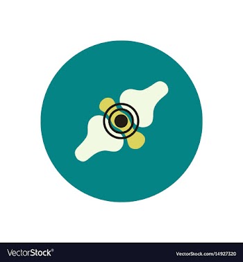 Stylish icon in color circle problems joints vector image
