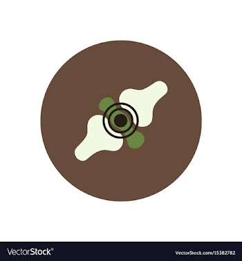 Stylish icon in color circle problems joints vector image
