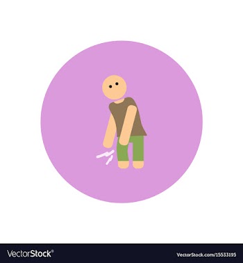 Stylish icon in color circle problems joints vector image