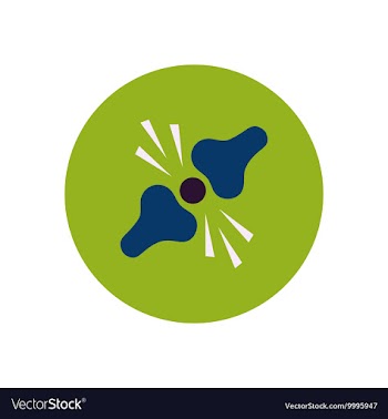 Stylish icon in color circle problems joints vector image