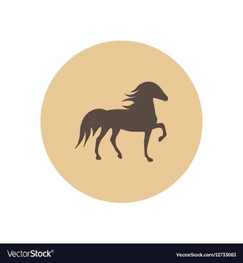 Stylish icon in color circle silhouette running vector image