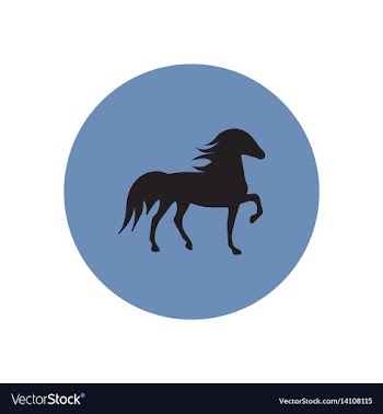 Stylish icon in color circle silhouette running vector image