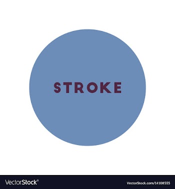 Stylish icon in color circle stroke disease vector image
