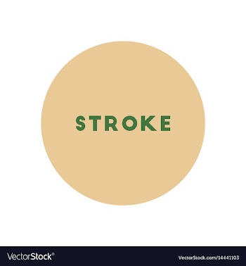 Stylish icon in color circle stroke disease vector image
