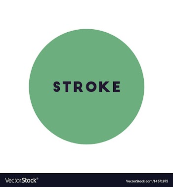 Stylish icon in color circle stroke disease vector image