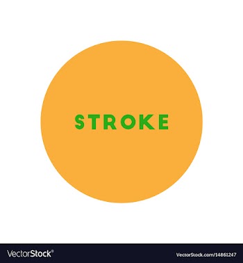 Stylish icon in color circle stroke disease vector image