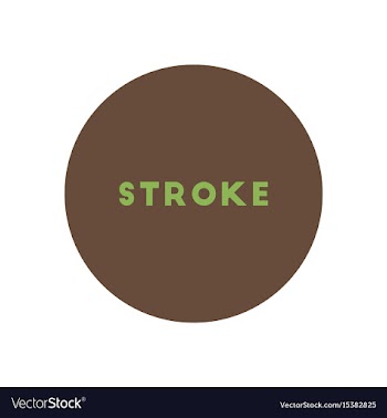 Stylish icon in color circle stroke disease vector image