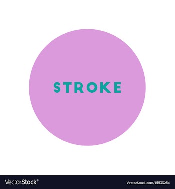 Stylish icon in color circle stroke disease vector image