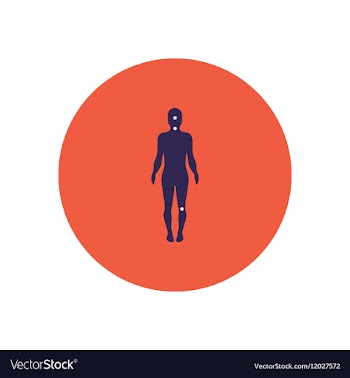 Stylish icon in color circle symptoms of vector image