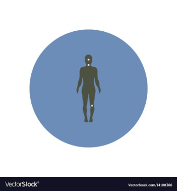Stylish icon in color circle symptoms of vector image