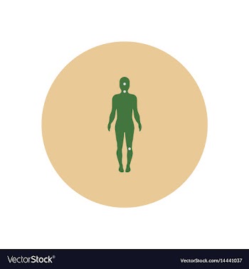 Stylish icon in color circle symptoms of vector image