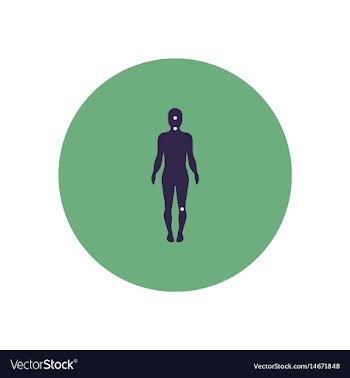 Stylish icon in color circle symptoms of vector image