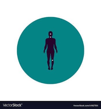 Stylish icon in color circle symptoms of vector image