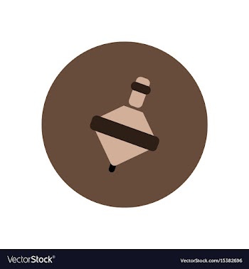 Stylish icon in color circle toy whirligig vector image