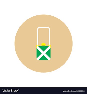 Stylish icon in color circle travel suitcase vector image