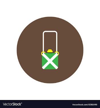 Stylish icon in color circle travel suitcase vector image