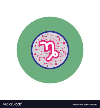 Stylish icon in color circle zodiac signs vector image