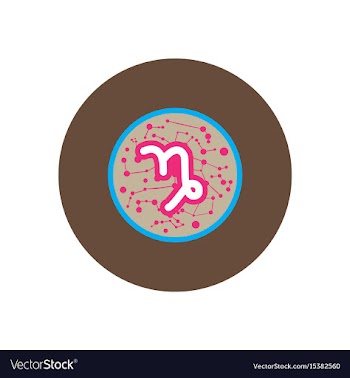 Stylish icon in color circle zodiac signs vector image