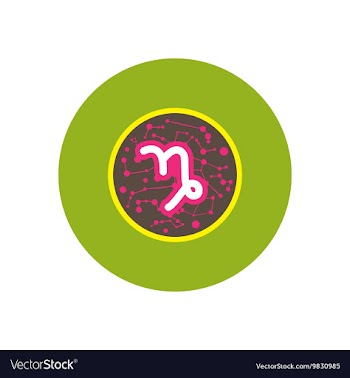 Stylish icon in color circle Zodiac signs vector image